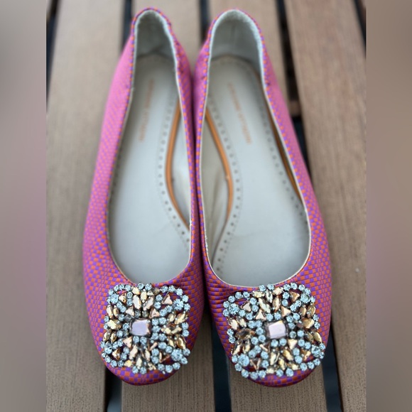A͙d͙r͙i͙e͙n͙n͙e͙ V͙i͙t͙t͙a͙d͙i͙n͙i͙ Bejeweled Multicolor Flats - Picture 1 of 10
